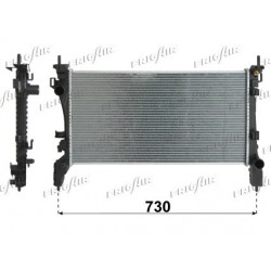 0104.3160 Radiatore acqua motore PEUGEOT BIPPER 2008_