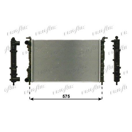 0104.3091 Radiatore acqua motore FIAT STRADA 1998_