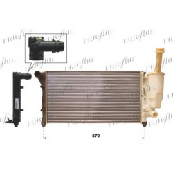 0104.3119 Radiatore acqua motore FIAT PANDA 2003_
