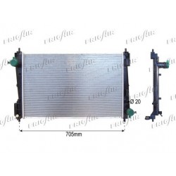 0104.3128 Radiatore acqua motore FIAT PUNTO / GRANDE PUNTO 2005_