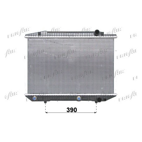0106.2067 Radiatore acqua motore MERCEDES CLASSE S 1979_1991