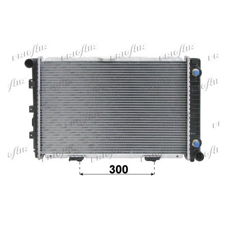 0106.2094 Radiatore acqua motore MERCEDES 190 1982_1993a