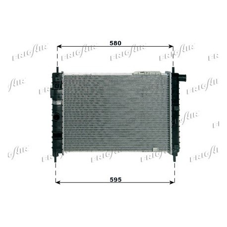 0107.2029 Radiatore acqua motore OPEL KADETT E Combo 1986_1994