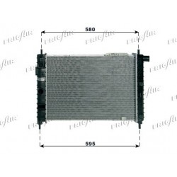 0107.2029 Radiatore acqua motore OPEL KADETT E 2 volumi /Coda spiovente 1a