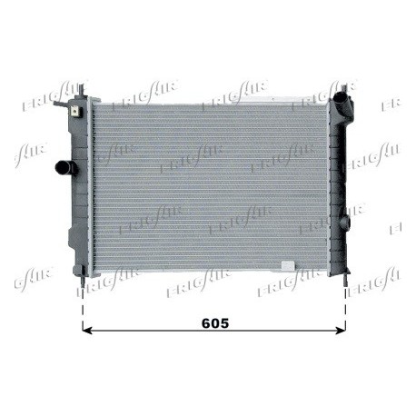 0107.3035 Radiatore acqua motore OPEL ASTRA F 1991_1998