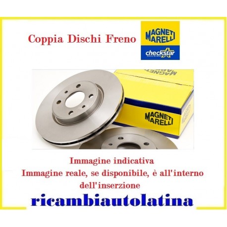 DF0405 Coppia dischi Freno PEUGEOT 206 2 volumi /Coda spiovente 199